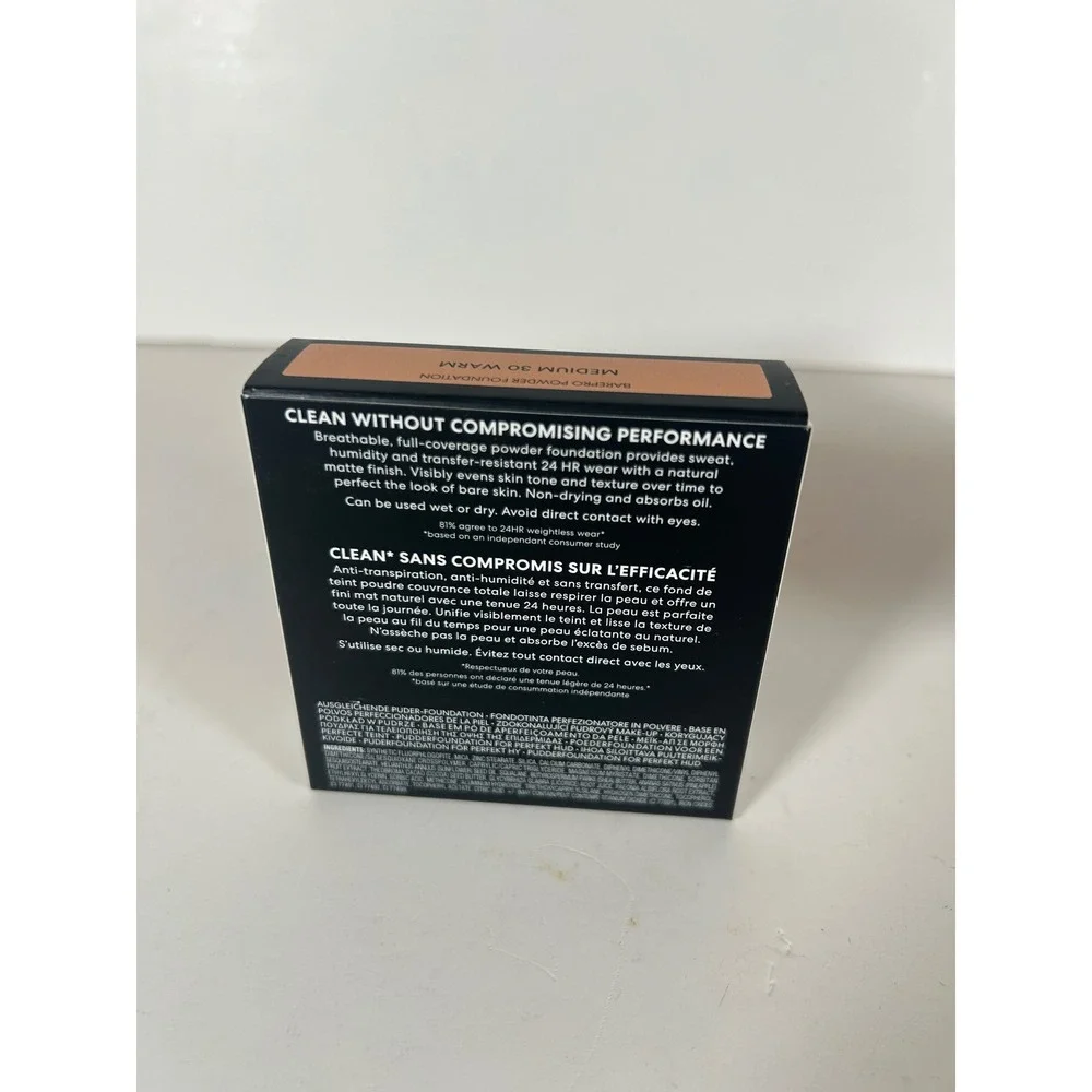 bareMinerals BAREPRO 24HR Wear Powder Foundation Medium 30 Warm 8g 0.28oz NEW